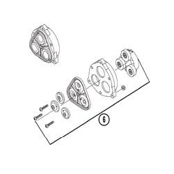 kit diaphragme avec support pompe Shurflo 8000